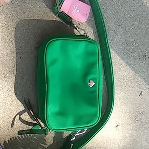 Emerald Kate Spade camera crossbody bag